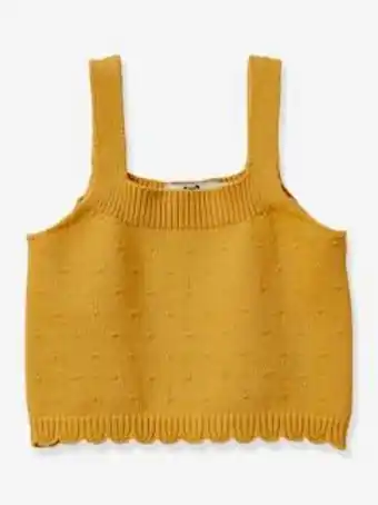 Vertbaudet Pull fille caraco cyrillus - jaune ocre offre