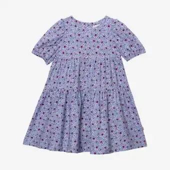 Robe fille micro fleurs