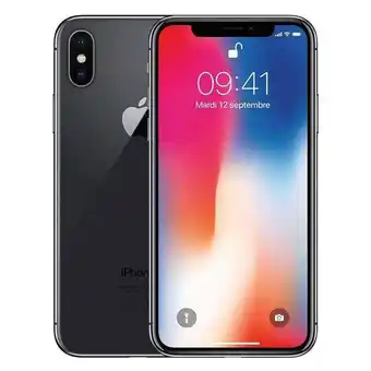 Apple iphone x 64 go sidéral grey reconditionné grade éco + coque