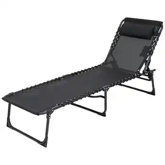 Chaise longue pliante