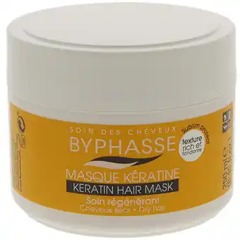 masque pour cheveux à la kératine Byphasse