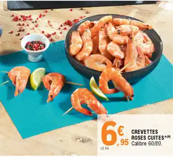 E.Leclerc Crevettes roses cuites offre