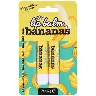 Action Baume pour les lèvres Let's Go Bananas Banane offre