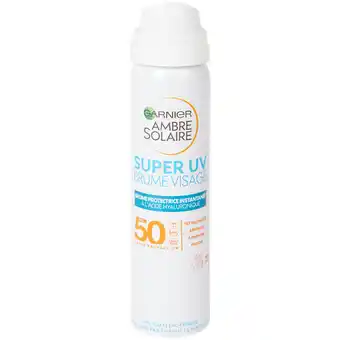 Action Brume visage Super UV Ambre Solaire Garnier offre