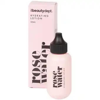 Action Lotion hydratante The Beauty Dept. Rose Water offre