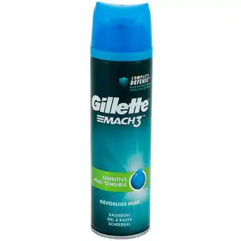 Gel à raser Gillette Mach3 Sensitive