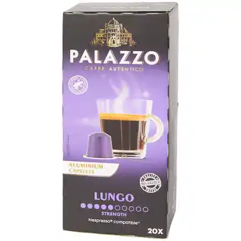 Action Capsules de café Palazzo Lungo offre