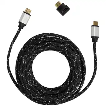 CĂąble HDMI avec adaptateur CableMax