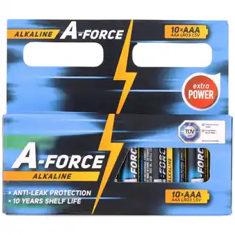 Action pile AAA A-Force offre