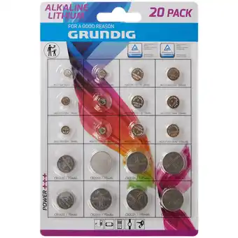 Action pile bouton Grundig offre