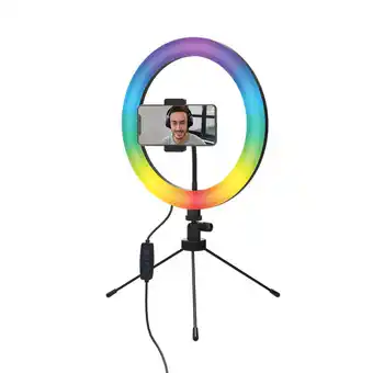 Action Anneau lumineux LED pour selfie offre