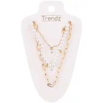 Collier à chaîne superposée Trendz