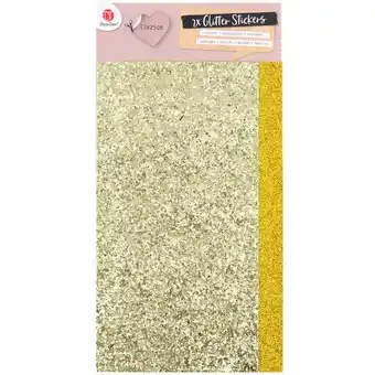 Action Feuilles d'autocollants à paillettes DécoTime offre