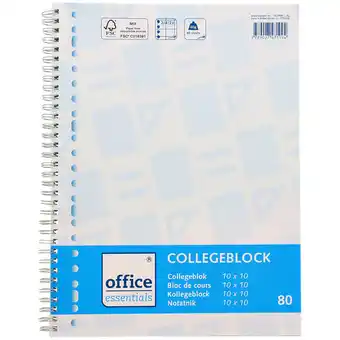 Action bloc collège quadrillé Office Essentials offre