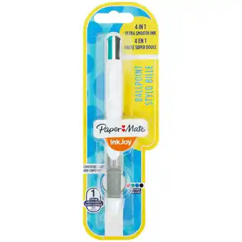 Action Stylo-bille 4 couleurs Paper Mate offre