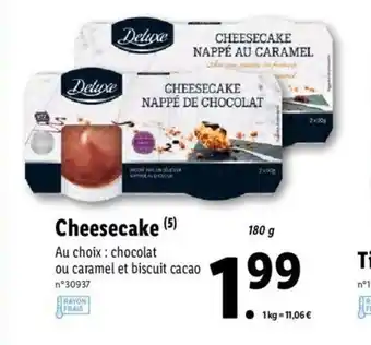 Lidl Cheesecake offre