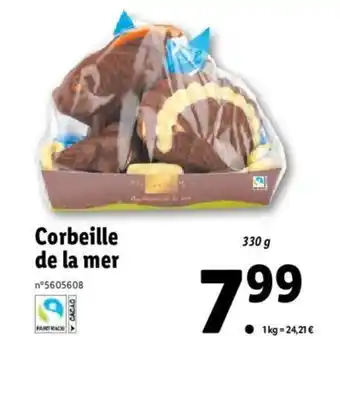 Lidl Corbeille de la mer offre