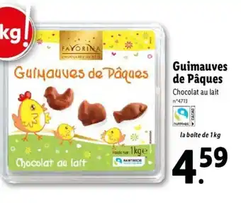 Lidl Guimauves de Pâques offre