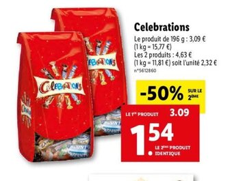 Lidl Celebrations offre