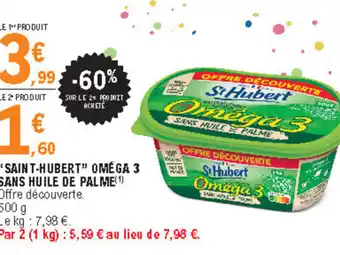 "Saint t-hubert" oméga 3 sans huile de palme