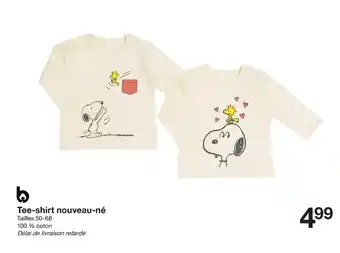 Zeeman Tee-shirt nouveau-né offre