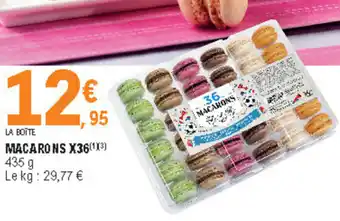 E.Leclerc Macarons x36 offre