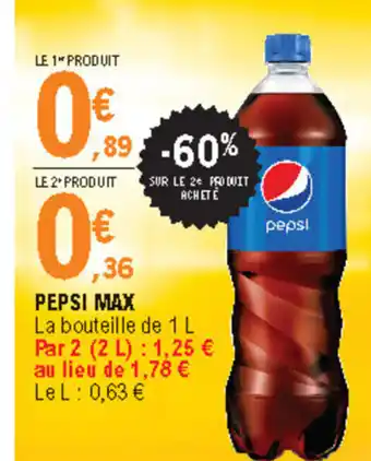 E.Leclerc Pepsi max offre