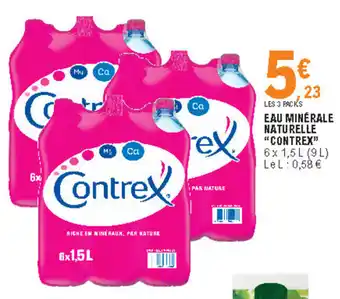 E.Leclerc Eau minérale naturelle "contrex" offre
