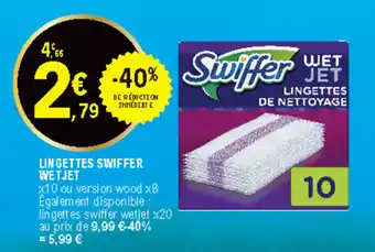 E.Leclerc Lingettes swiffer wetjet offre