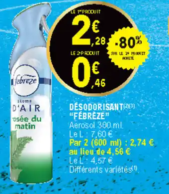 E.Leclerc Désodorisant "fébrèze" offre