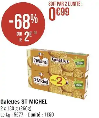 Géant Casino St michel galettes offre