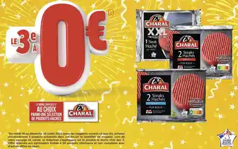 Géant Casino Charal bon plan sur une sélection de produits hachés de la marque charal offre