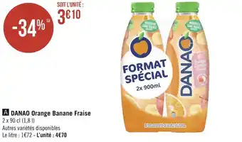 Géant Casino Danao orange banane fraise offre