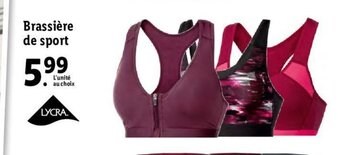 Brassière de sport
