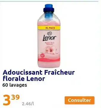 Action Adoucissant Fraîcheur Florale Lenor offre