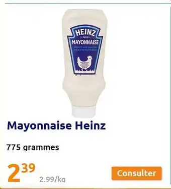 Action Mayonnaise Heinz offre