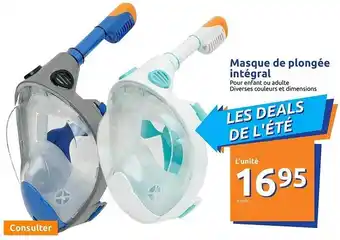 Action Masque De Plongée Intégral offre