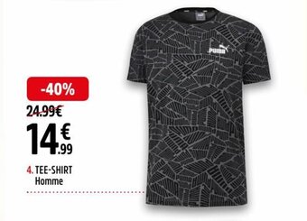Intersport PUMA Tee-shirt homme offre