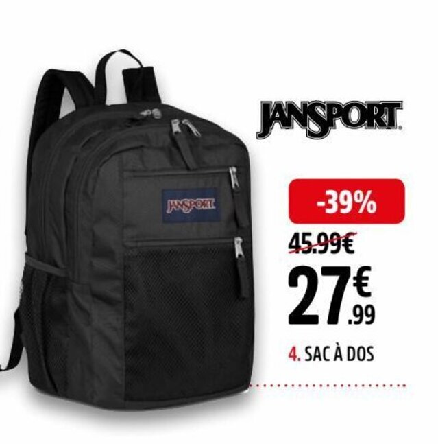 Sac a shop dos 10l intersport