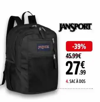 Intersport JANSPORT Sac à dos offre
