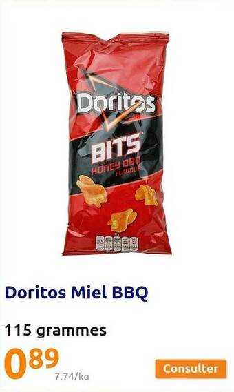 Action Doritos Miel Bbq offre