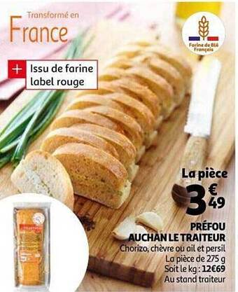 Auchan Préfou Auchan Le Traiteur offre
