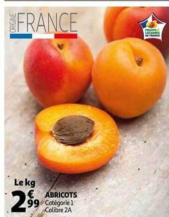 Auchan Abricots offre