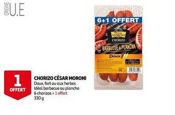 Auchan Chorizo César Moroni offre