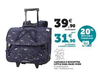 Cartable a roulette karl marc john best sale