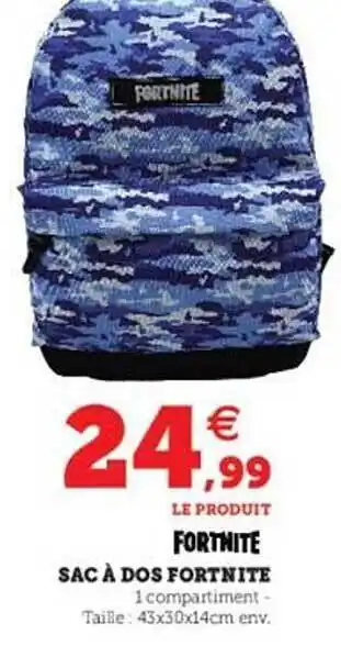 Hyper U Sac à Dos Fortnite offre