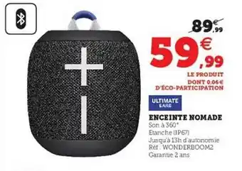 Enceinte Nomade
