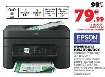 Hyper U Imprimante Multifonction Epson offre