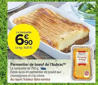 Carrefour Market Parmentier De Boeuf De L'aubrac offre