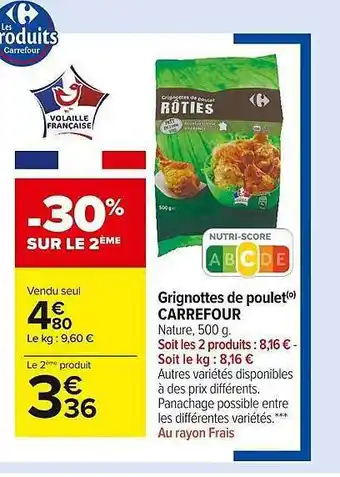 Carrefour Market Grignottes De Poulet Carrefour offre